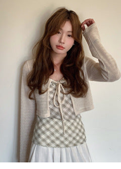 lace U-neck Top