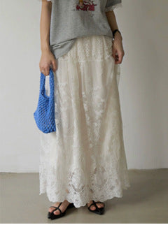 lace U-neck Top
