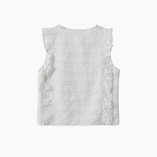 lace U-neck Top