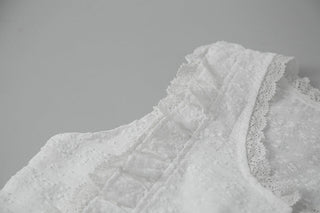 lace U-neck Top