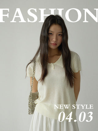 lace U-neck Top