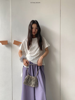 twist hem Top