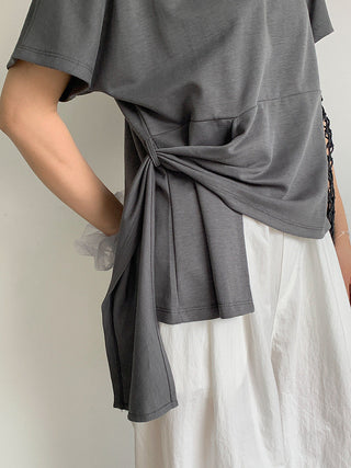 twist hem Top