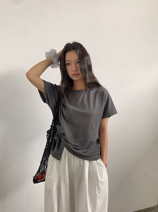 twist hem Top