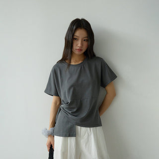 twist hem Top