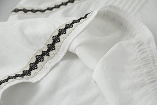 ruffle V-neck Top