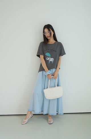 wooden ear skirt