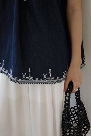 embroidered Top top