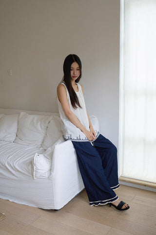 embroidered Top top