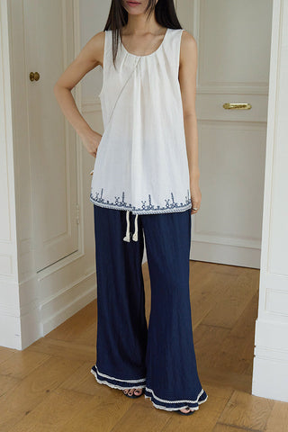 embroidered Top top