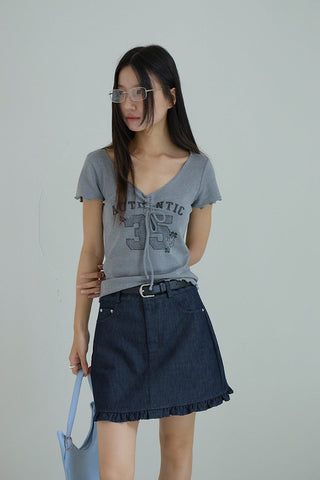 letter pleat Top