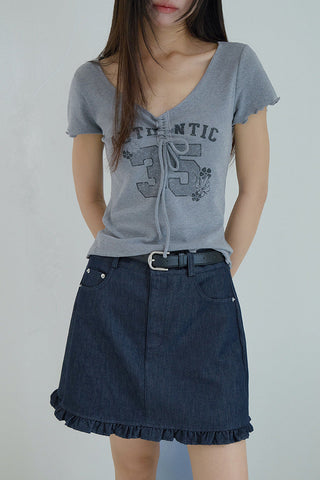 letter pleat Top