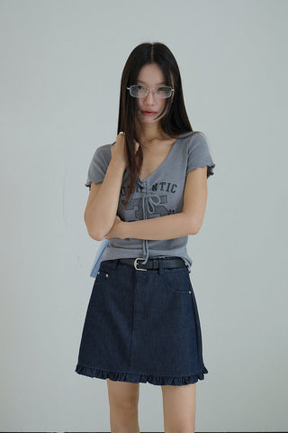 letter pleat Top