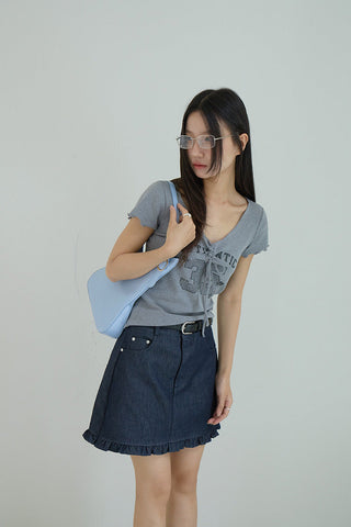 letter pleat Top