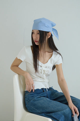letter pleat Top