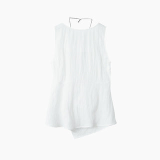 sleeveless square neck Top
