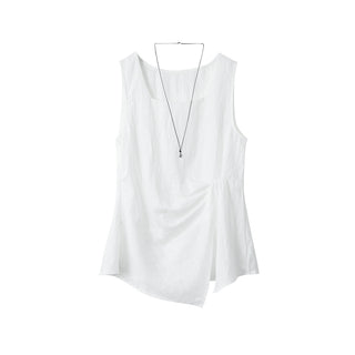 sleeveless square neck Top
