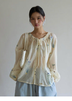 embroidered Top top