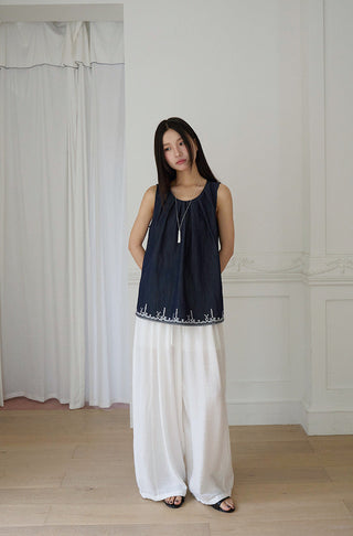 embroidered Top top