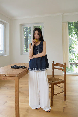 embroidered Top top