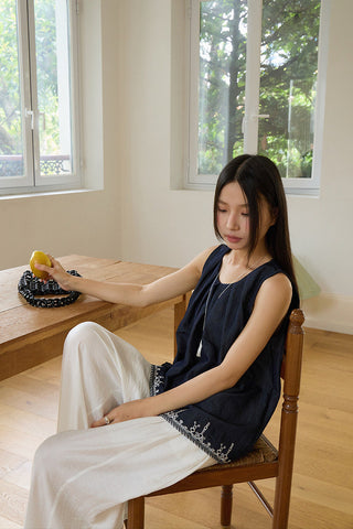 embroidered Top top