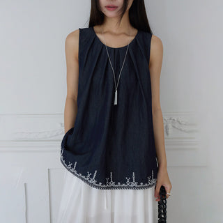 embroidered Top top