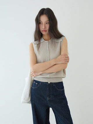 polo sleeveless Top