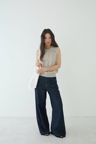 polo sleeveless Top