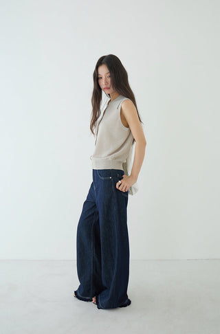 polo sleeveless Top
