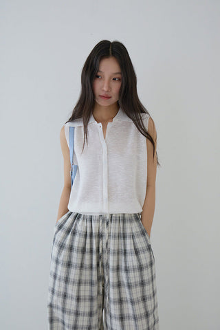 polo sleeveless Top