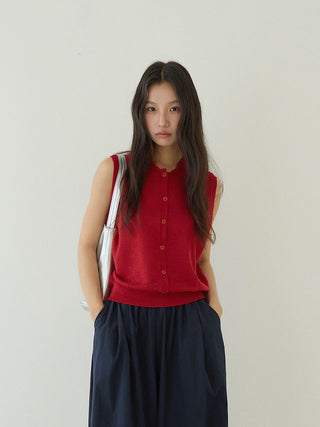 polo sleeveless Top
