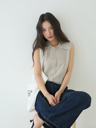 polo sleeveless Top