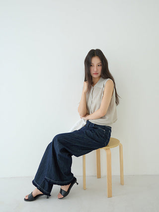 polo sleeveless Top