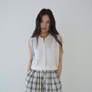 polo sleeveless Top