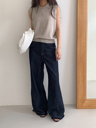 polo sleeveless Top
