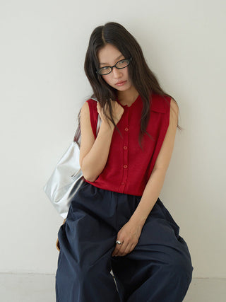 polo sleeveless Top