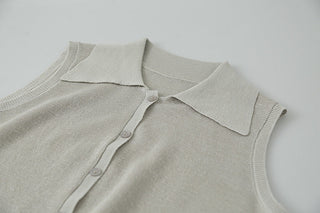 polo sleeveless Top