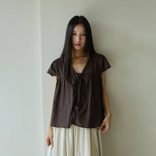 lace ruffled top