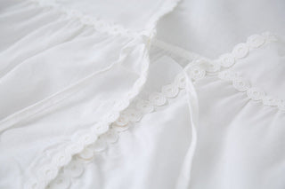 lace ruffled top