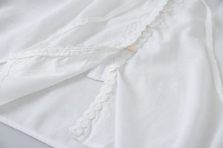 lace ruffled top