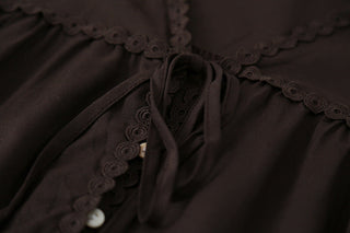 lace ruffled top