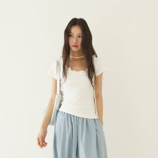 flower scarf top