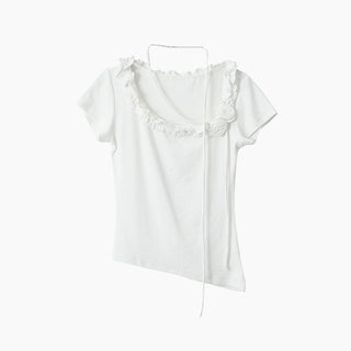 flower scarf top
