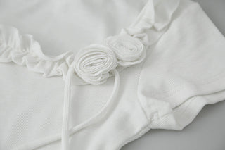 flower scarf top