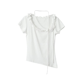 flower scarf top