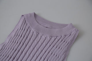knit skirt set