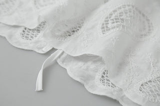 hollow lace cardigan