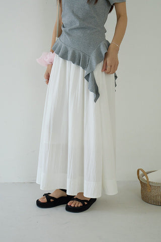 black white skirt