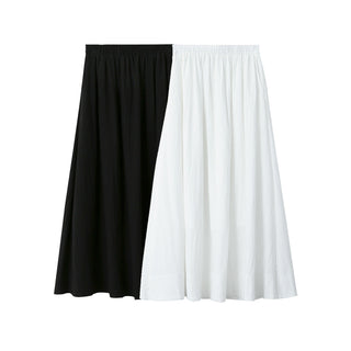 black white skirt
