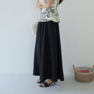 black white skirt